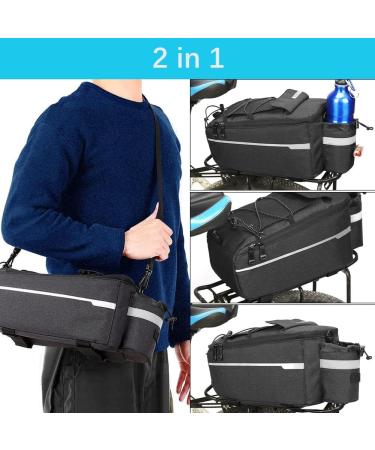 Ranjima Waterproof Bike Luggage Rack Bag | Tearproof Removable Bicycle Rear Seat Bag for Commuter Trips - Ideal Travel Solution - Buy Online on GoSupps.com