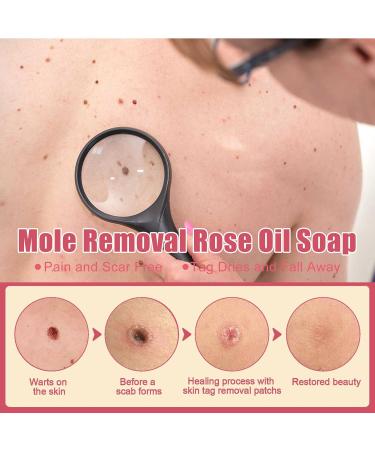 KOAHDE Rose Oil Soap Natural Extract Soap Gentle Safe Suitable for All Skin Types 80G - Buy Online on GoSupps.com