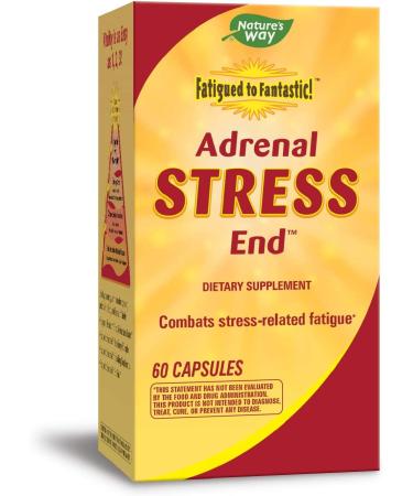 Nature's Way Fatigued to Fantastic! Adrenal Stress End â€“ 60 Capsules for Energy & Wellness - Buy Online on GoSupps.com