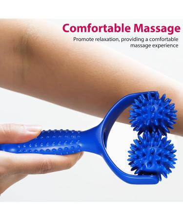 Healvian 2-Piece Massage Roller Set | Muscle Relaxation Device for Back Legs Feet & Hands - Relieve Muscle Pain Effectively - Buy Online on GoSupps.com