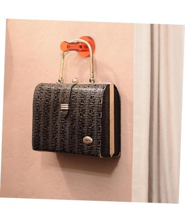 PRETYZOOM Coat Hook Towel Hanger Wall Mounted Hooks Hanging Hangers Sticky Hook Wall-Mounted medium Orange - Buy Online on GoSupps.com