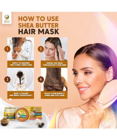 Hair Treatment Mask with Chebe Powder & Shea Butter - 7 oz | Best Hair Growth Solution for Damaged Hair - Buy Online on GoSupps.com
