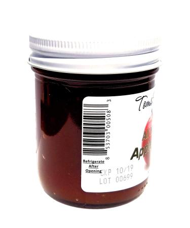 Tom's Moms All Natural Apple Butter | 10 oz Glass Jar | Made in Virginia, USA | No Artificial Colors, Corn Syrup, or Preservatives - Buy Online on GoSupps.com