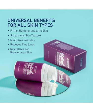 Retinol Neck Firming Cream - Advanced Face Tightening & Lifting | Hyaluronic Acid Collagen & Vitamin C | Reduces Wrinkles & Firms Skin (2.7 Oz - Buy Online on GoSupps.com