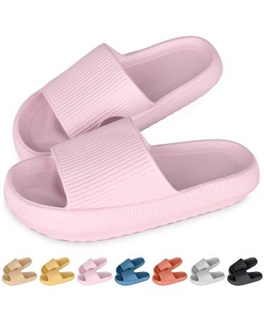 Shaine bathing shoes men's women Cozislides Original Slipper Bathlip Cloudyzz Schlappen Cloud Wolke Housshoes rubber Home Slipper Slipper Summer Summer Garden Flip Flops 38/39 Eu Rosa