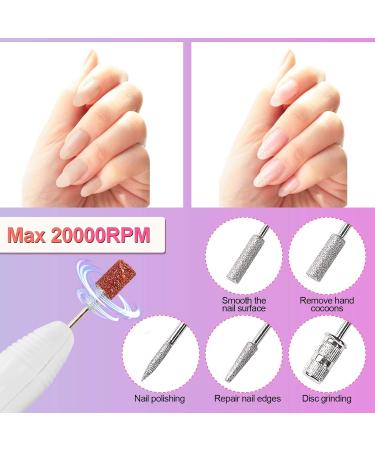 Swanew Electrical Nail Cutter for Gel Nails - Low Noise 20 000 RPM Professional Nail Studio Tool - White 12W - Buy Online on GoSupps.com