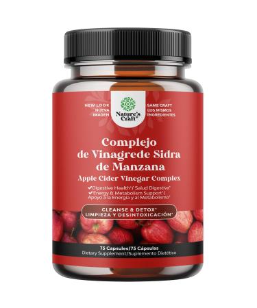 C psulas de vinagre de Sidra de manzana para la salud digestiva y reducci n de tama o. Dise ado para ayudar a alcanzar objetivos. Suplementos nutricionales de limpieza Natural para Hombres y Mujeres.
