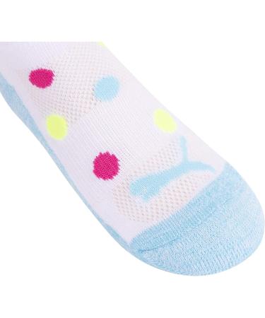 PUMA Kids' 6 Pack Low Cut Socks 7-8.5 - Bright Combo | Comfortable and Durable - Buy Online on GoSupps.com