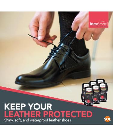 SOL 6pk Crosby Instant Shoe Shine Sponge - Black | Express Shine for Black Leather Shoes & Bags | Boot Polish for Vinyl | Instant Shine Sponge - Buy Online on GoSupps.com