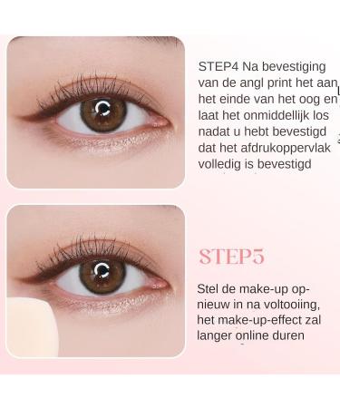 Eyeliner Stamps Long Lasting Makeup Stamp Pen Long Lasting Smooth Precision Smudge Resistant Pen for Women Daily Beauty Girls and Family Brown - Buy Online on GoSupps.com