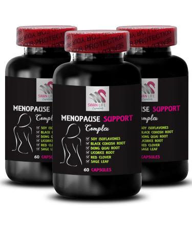 MENOPAUSE SUPPLEMENTS FOR WOMEN - red clover black cohosh soy isoflavones menopause support for women menopause relief herbs hot flashes menopause relief chasteberry fruit 1Bot - Buy Online on GoSupps.com