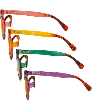 Eyekepper 4 Pack Ladies Computer Glasses - Blue Light Filter Anti Glare Reading Glasses +2.00 Orange Tinted - Shop Now for Women s Eye Protection - Buy Online on GoSupps.com