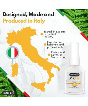 Professional Nail Cuticle Remover 12 ml - Made in Italy - Cutisolv for Hands and Feet - Gently Dissolves and Removes Cuticles Instant Cuticle Remover Cuticle Softener for Perfect Manicure - Buy Online on GoSupps.com
