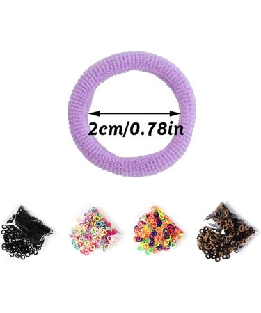 ELastic Hair Ties | 100 Seamless Hair Bands | Baby Hair Bands | Colored Soft Small Toddler Hair Ties | Multicolor Toddler Hair Bobbles | Seamless Elastic Girls Hair Bands for Girls Colorful1 - Buy Online on GoSupps.com