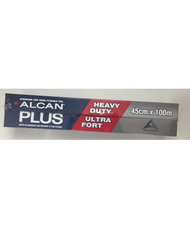 ALCAN Plus Aluminum Foil Heavy duty 45cm by 100m 1 Count 1 1 Piece 45 cm x 100 m - Buy Online on GoSupps.com