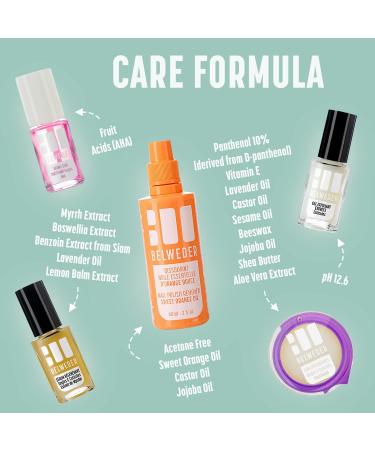 BELWEDER - Nail Care Kit: SOS Damaged Nails - 7.5 ml Regenerating Serum + 7.5 ml Express Exfoliating Gel + 5.5 ml Regenerating Wax + 7.5 ml Fortifying Nail Polish + 60 ml Gentle Remover - Buy Online on GoSupps.com
