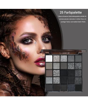  Generisch Smokey Shimmering Eyeshadow Palette Long-Lasting Fresh Gothic Tone | Gothic Makeup High Color Rendering Smokey Eye Powder Kit for Travel - Buy Online on GoSupps.com