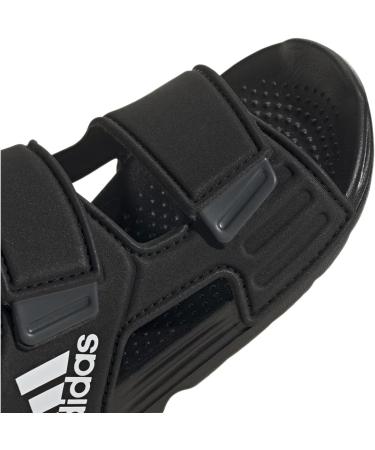 adidas Unisex Kids Altaswim Beach & Pool Shoes - Black/White/Grey - Size 2 US Little Kid - Buy Online on GoSupps.com
