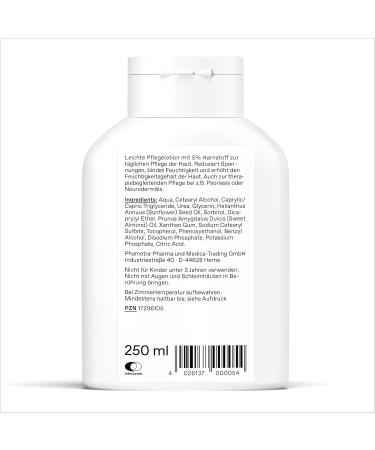 Phametra 5% Urea Body Lotion | Fragrance-Free Vegan & Microplastic-Free | 250ml | Hydrate & Protect Your Skin Barrier - Buy Online on GoSupps.com