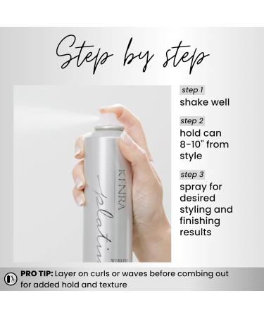Kenra Platinum Working Spray 14 | Flexible Hold Hairspray | Fast-Drying Non-Sticky | Creates Volume & Texture | Leaves Hair With Frizz-Free Shine | All Hair Types 50% VOC 10 Ounce (Pack of 1) - Buy Online on GoSupps.com