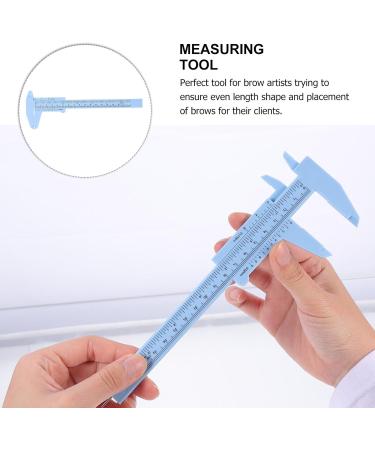 Mikikit Lot de 2 R gles Sourcils Professionnelles 150 MM Bleu Clair Niveau Bulle Outil de Mesure Flexible et Portable pour Maquillage Pr cis pour Tracer et Redessiner les Sourcils - Buy Online on GoSupps.com