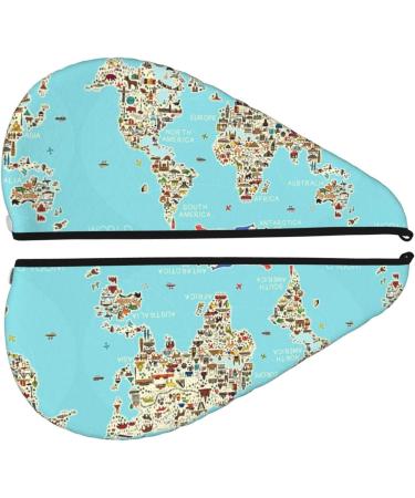 Hair Towel Wrap for Quick Drying Travel-Friendly Turban with Button | Ideal Hair Drying Solution - Buy Online on GoSupps.com