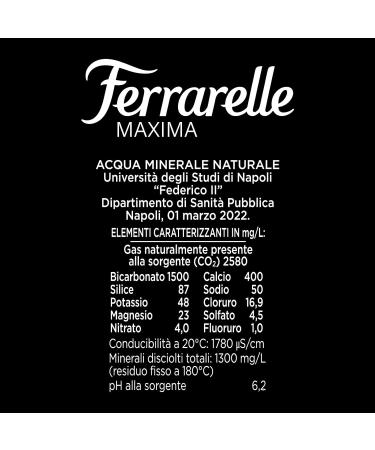Ferrarelle Maxima Eau min rale naturelle 6 x 1 5 L - Buy Online on GoSupps.com