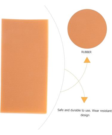 FRCOLOR Yellow Heel Stickers for Shoe Repair | Anti-Slip Sole Pads & Cushions | Durable Chunky Heel Rubber Protectors | 18.5X9CM - Buy Online on GoSupps.com