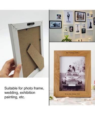 EesTeck 50 Pack Small Sawtooth Picture Hangers Steel Picture Hanging Picture Frames Hangers with Screws Picture Hang Solutions  for Hanging Clock Paintings Artwork Picture Frame Hook Photos (Black) - Buy Online on GoSupps.com