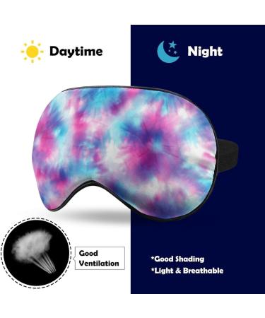 Adjustable Strap Tie Dye Sleep Mask | Block Light for Better Sleep | Travel Blindfold for Men and Women - Buy Online on GoSupps.com