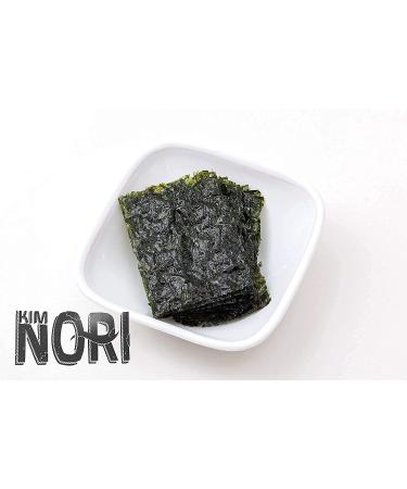 KIMNORI Kwangcheonkim Seasoned Seaweed Snacks - 12 Individual Packs, Premium Roasted Laver Nori Sheets - 4g (0.14 Ounce) Each - Pack of 12 - Buy Online on GoSupps.com