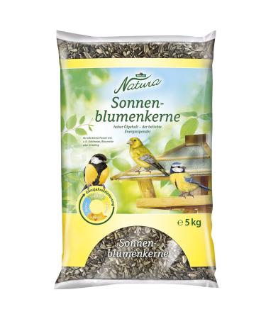 Dehner Natura wild bird food sunflower seeds 5 kg Sunflower seeds 5 kg (1 pack)