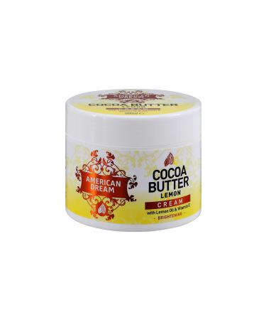 American Dream Cocoa Butter Lemon Brightening Cream Infused with Lemon Oil & Vitamin E 500ml Citrus 16.90 Fl Oz (Pack of 1)