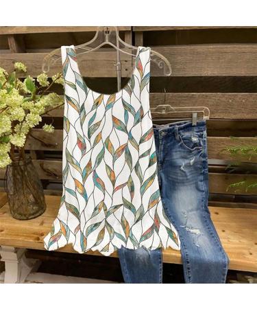 Buy Elegant Chiffon Round Neck Sleeveless Summer Tank Tops for Women - Casual & Comfortable Blouses in White XL - International Shipping Available - Buy Online on GoSupps.com