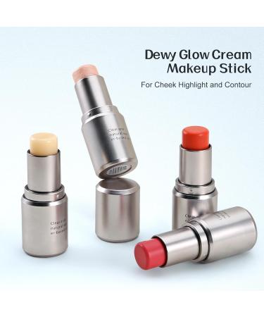 Boobeen Highlighter Makeup Stick - Cream Highlighter & Blush Stick for Face Contouring - Natural Translucent Illuminator with Dewy Finish 02# | International Shipping - Buy Online on GoSupps.com