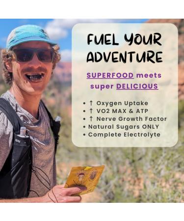 ODD BALLS Organic Energy Balls - Lemon Superfood Snack | Vegan Gluten Free | Perfect for Running Cycling & Hiking | Focus & Energy with Lion's Mane & Cordyceps - Buy Online on GoSupps.com