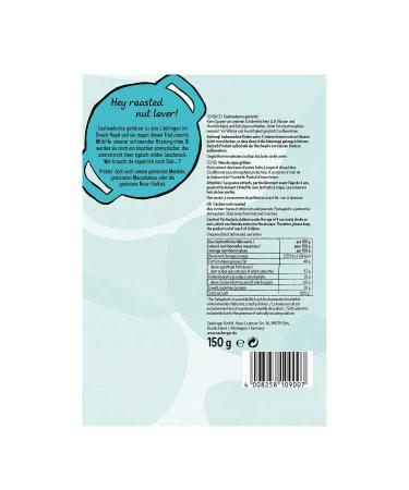 Seeberger Roasted Cashew Nuts 5 Pack - Vegan Protein-Rich Salt-Free Snack (5 x 150g) - International Shipping Available - Buy Online on GoSupps.com