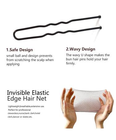 Shop Dutn Netzenzts Hair Nets - 20 Invisible Bun Nets & Hairpins for Ballet Kids & Women - Buy Online on GoSupps.com