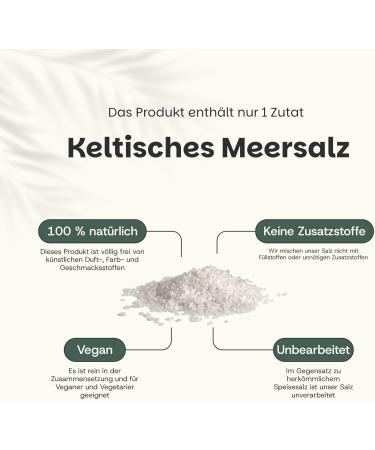  Cupplement Cupplement 2KG Coarse Celtic Sea Salt - Coarse Salt - Not for Salt Mill - Non-Organic Fleur de Sel Himal - Buy Online on GoSupps.com