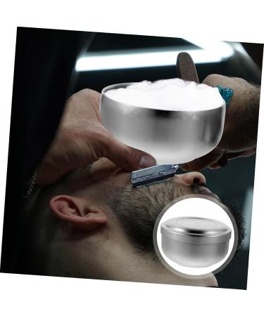 Fomiyes 4-Piece Stainless Steel Shaving Bowl Set for Men - Practical Salon-Quality Shaving Containers with Lid - Ideal for Soap Foam & Cream - Buy Online on GoSupps.com