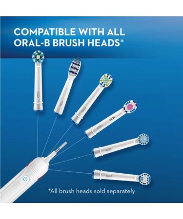 Oral-B Pro 3000 3D White Electric Toothbrush - Brighten Your Smile with Advanced Cleaning Technology - Buy Online on GoSupps.com