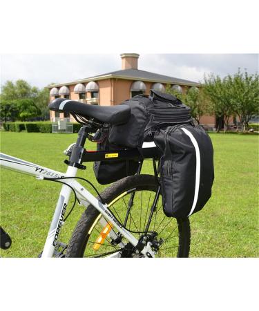 West Biking Adjustable Bike Cargo Rack - 110Lb Capacity, Universal Fit, Reflective Logo, Black - Buy Online on GoSupps.com