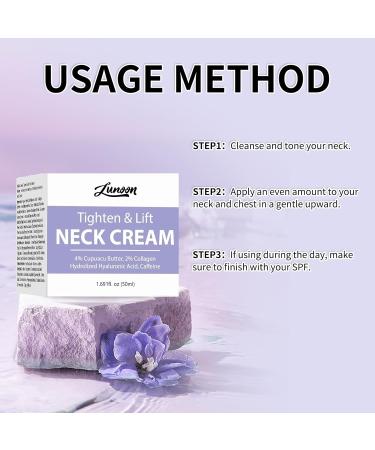 Buy Tighten and Lift Neck Cream | Moisturizing Anti-Aging Neck & Decollete Treatment | Firming Neck Tightening Cream (1 Pcs) - International Shipping Available - Buy Online on GoSupps.com