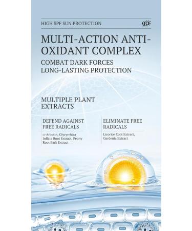 Double Tube Multi Effect Isolation and Sunscreen Lotion For Body & Face Antioxidants Broad Spectrum Sunscreen SPF 90+ Natural Sunblock for Outdoor UVA/UVB Protection - Buy Online on GoSupps.com