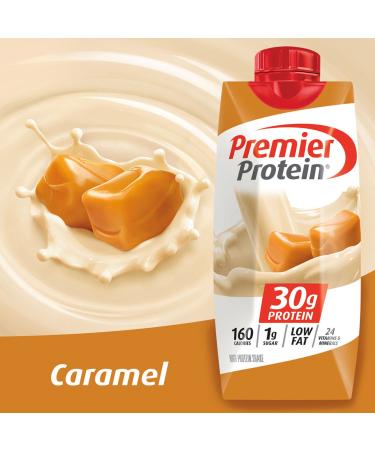 Premier Protein Caramel Shake 30g Protein, 12 Count 11 Fl Oz - Pack of 12 - Buy Online on GoSupps.com