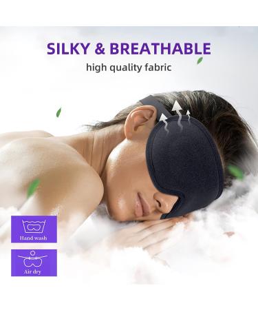 WOVTE Cooling Eye Mask Reusable Hot or Cold Therapy Gel Bead Eye Mask with Soft Plush Backing and Adjustable Strap for Puffy Eyes Dry Eyes Dark Circles Headache (Black) - Buy Online on GoSupps.com