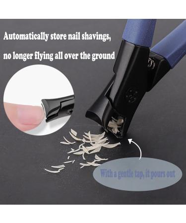 Nail Clippers Large Toenail Clippers Nails Accessories Nail Cutters Toe Nail Clipper Nail Clippers for Thick Nails Heavy Duty Nail Clippers Professional Nail Clippers(Blue) - Buy Online on GoSupps.com