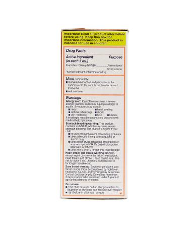Children's Motrin Original Berry Flavor 4 oz - 2 Pack (8 fl oz Total) - Buy Online on GoSupps.com