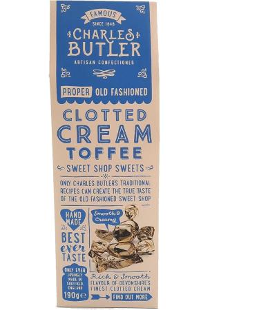 Charles Butler | Gift Box of Handmade Fudge 100g Clotted Cream Fudge 190g and Fruit Drops 100g - Buy Online on GoSupps.com