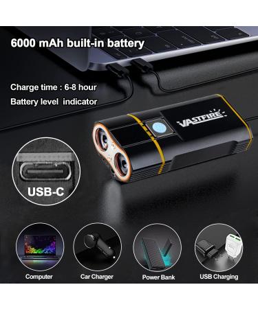1000 Lumens Mountain Bike Lights Set | USB-C Rechargeable LED Headlight | Waterproof Front & Back Cycling Lights for Night Riding | Aluminum Construction - Buy Online on GoSupps.com
